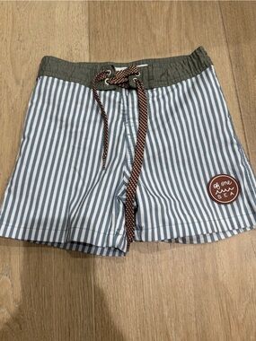 Of One Sea Striped Swim Shorts 7/8